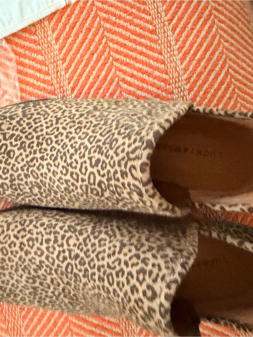 Leopard Print Slip-On Women’s Shoes - Neutral Tones lucky brand size 7